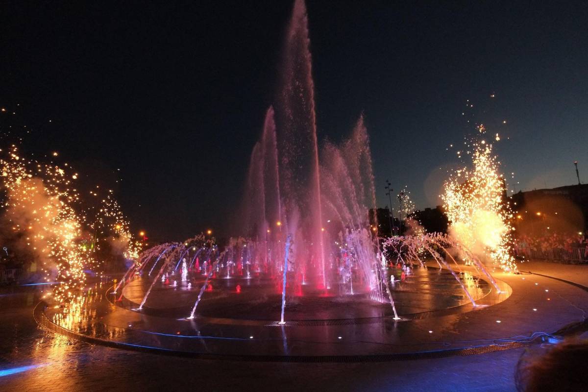 Поющие фонтаны в Перми