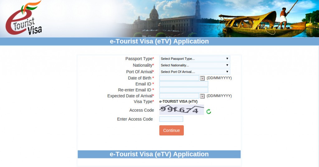 Электронная виза в Индию