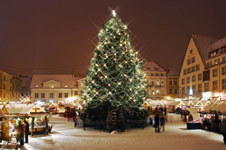 Новогодние елки в Таллине