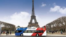 Туристические автобусы в Париже