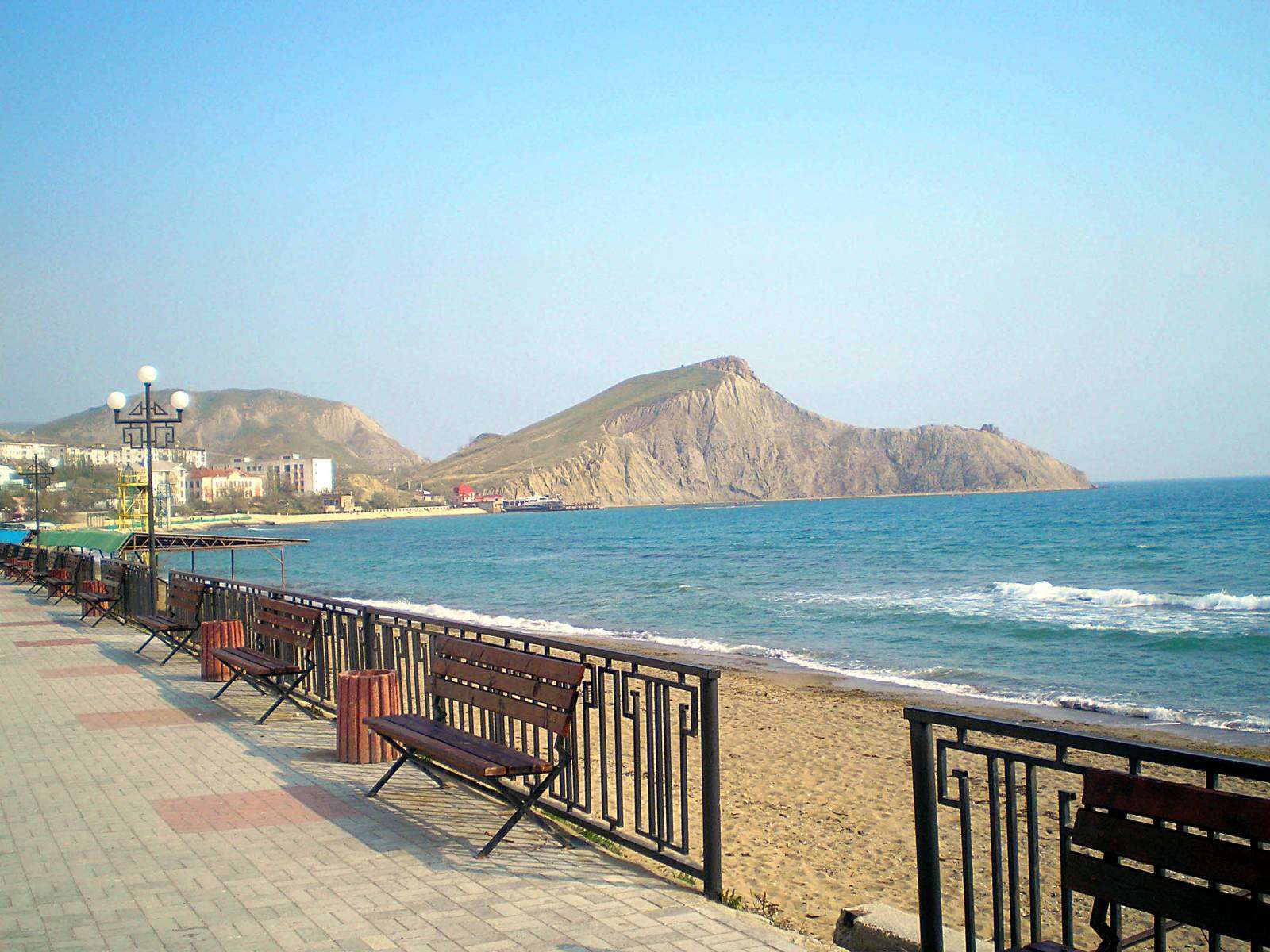 Крым набережная пляж