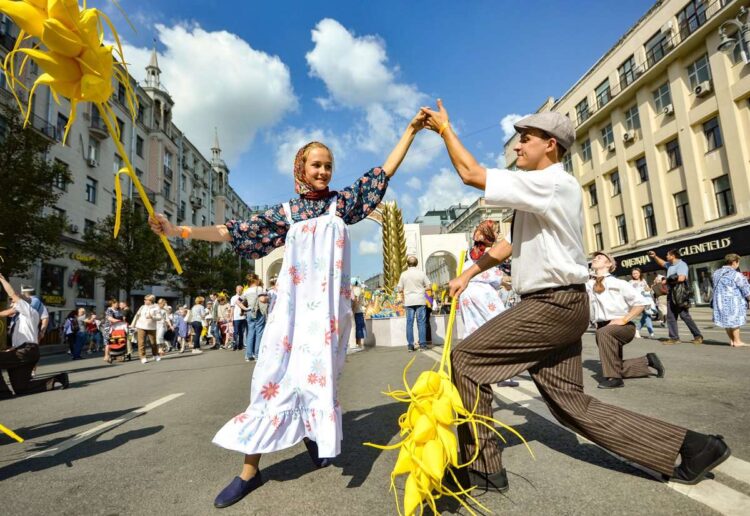 Праздник в Москве на день города