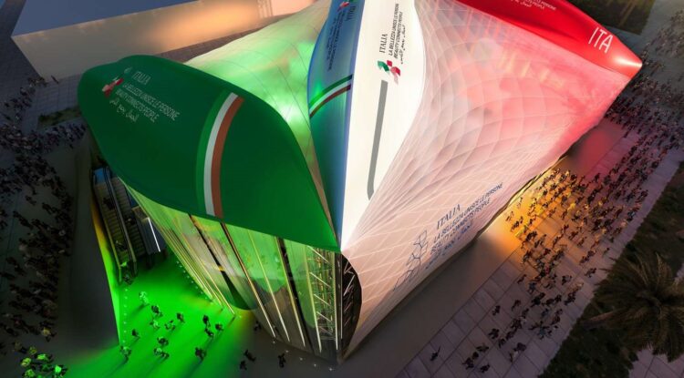 Павильон Италии на выставке Экспо 2020
