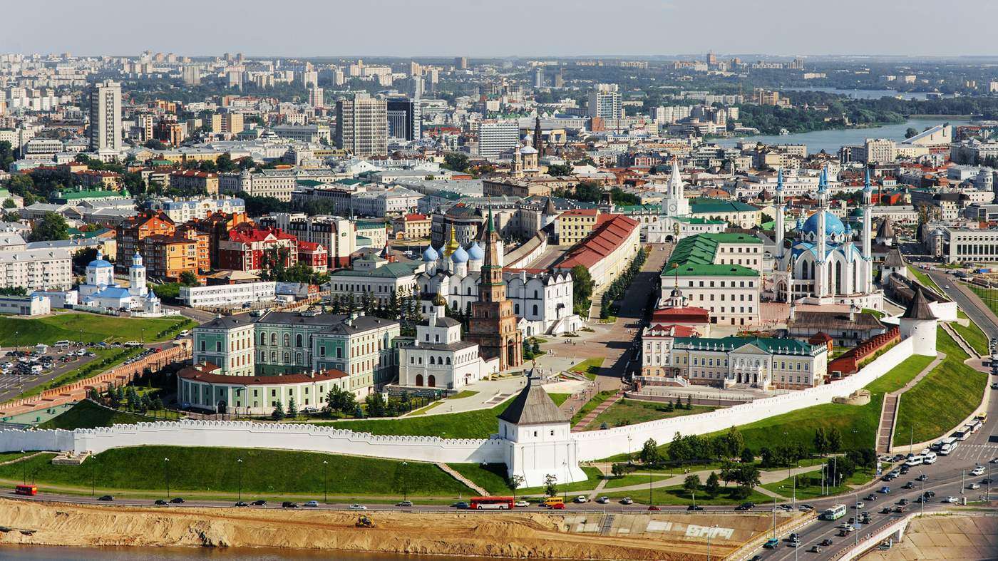 Панорама города Казань Kazan