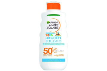 Garnier Ambre Solaire детское увлажняющее солнцезащитное молочко для чувствительной кожи Эксперт Защита SPF 50+ 200 мл