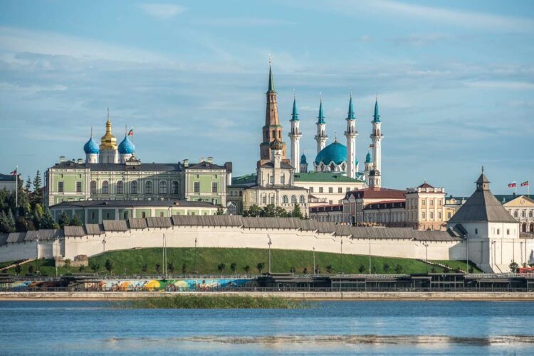 Вид на Казанский Кремль