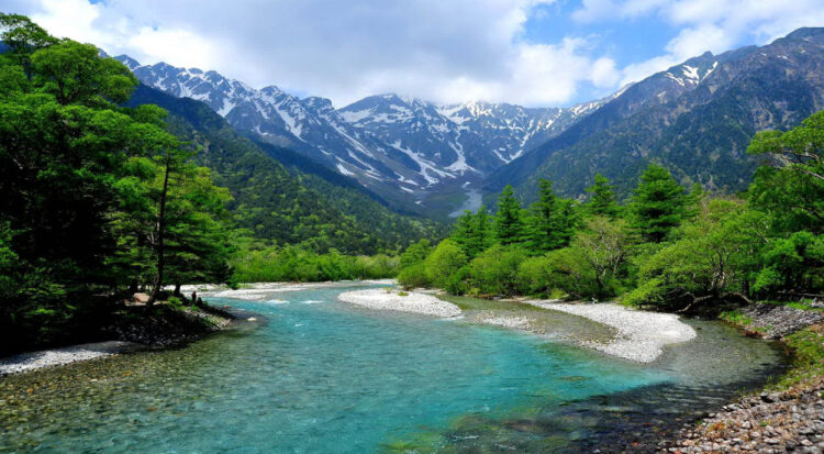 Горная река в Абхазии