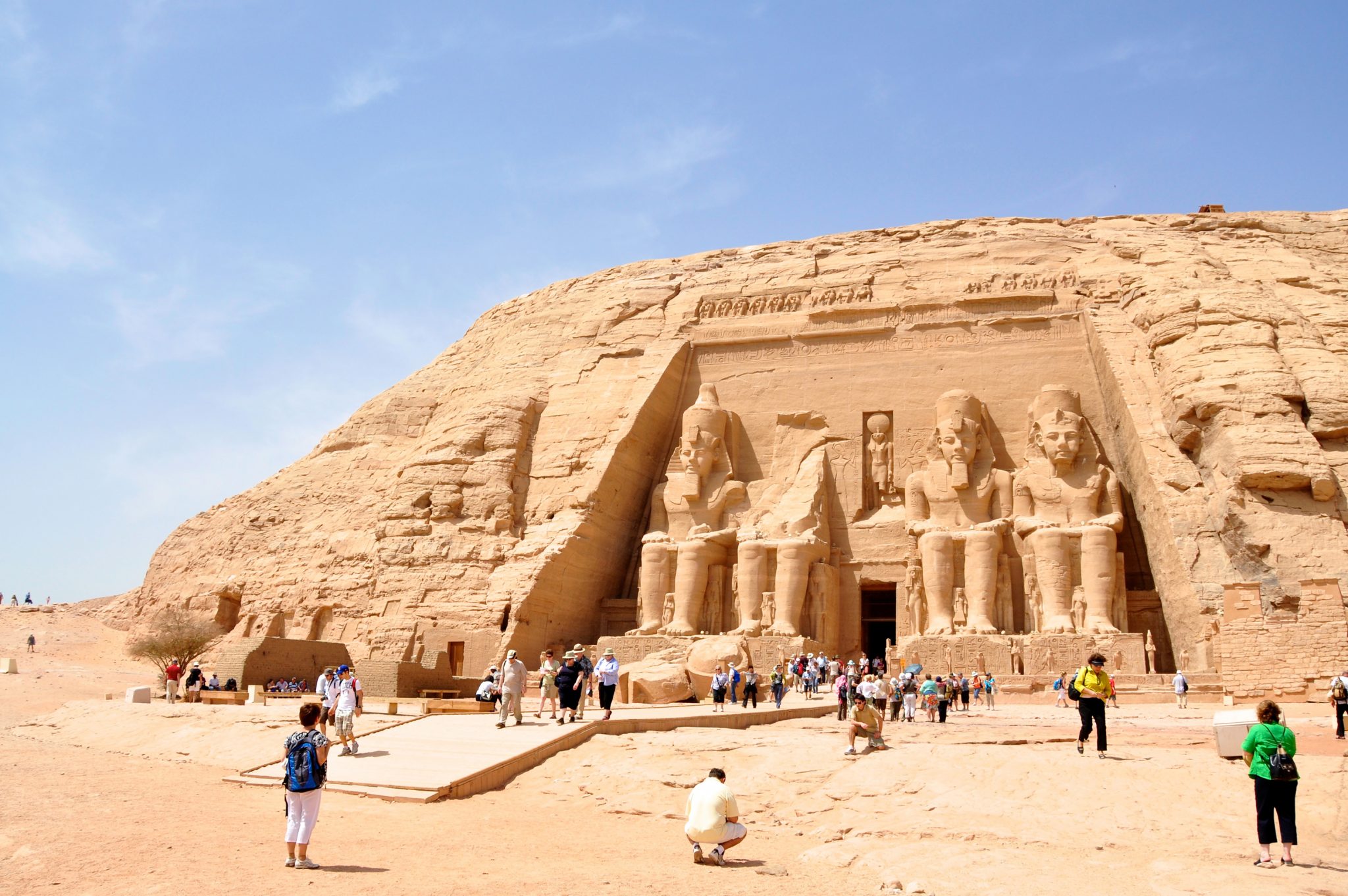 Памятники Абу-Симбель Египет