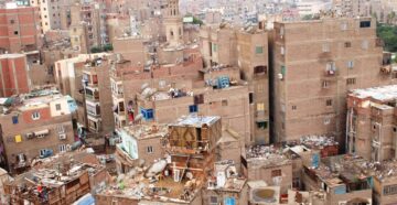 Город мусорщиков Заббалин в столице Египта Каире