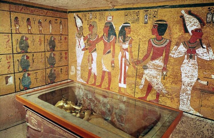 Гробница Тутанхамона в Долине Царей в Луксоре