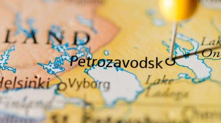 Петрозаводск на карте