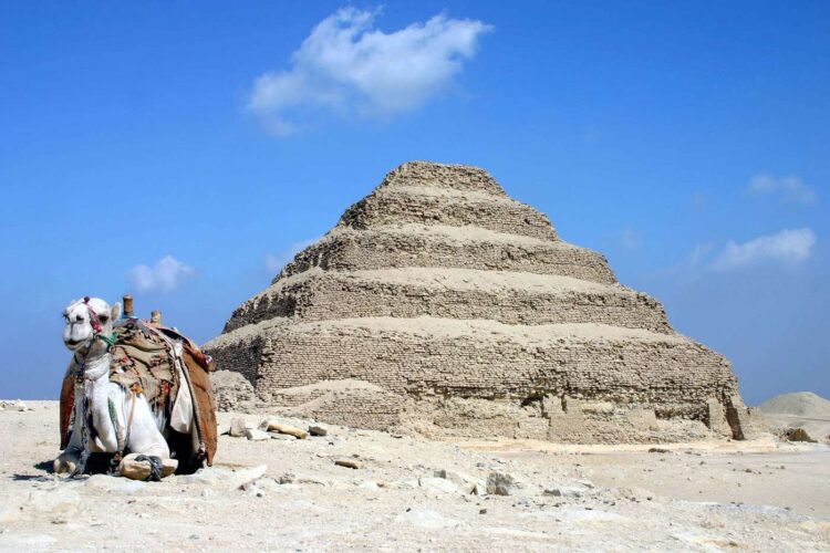 Посещение пирамиды Джосера в Египте