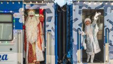 Новогодний поезд Деда Мороза 2023–2023: маршрут и расписание остановок