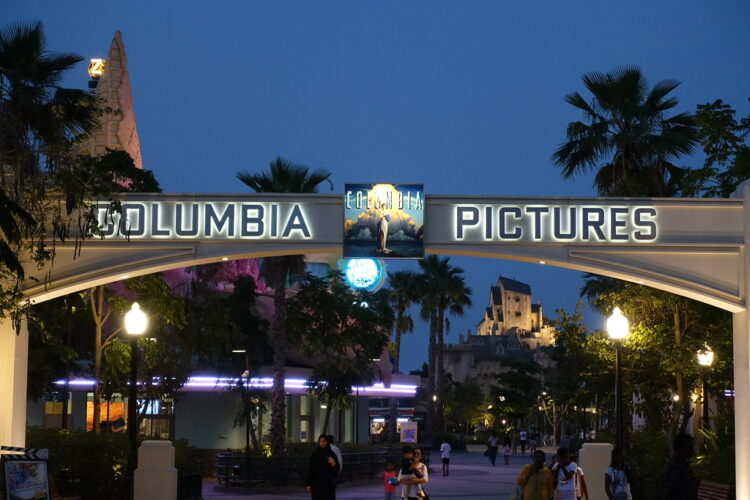 Зона Columbia Pictures в парке Motiongate