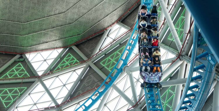 Storm Coaster в ТЦ Dubai Hills Mall