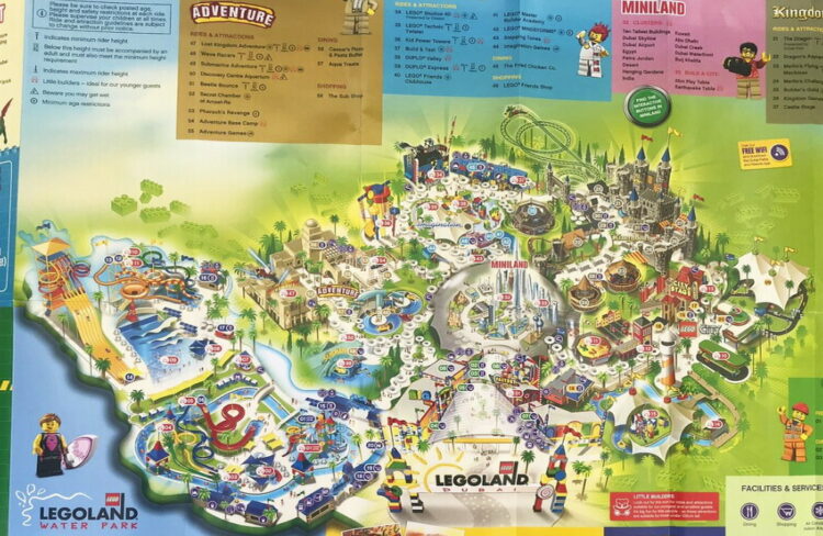 Схема парка Legoland