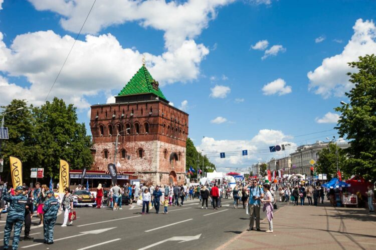 Празднование дня города Нижний Новгород
