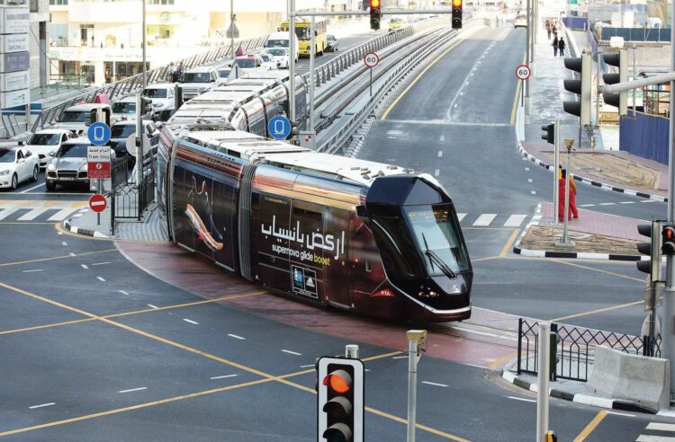 Трамвай в Дубае