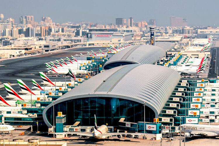 Вид на аэропорт Дубай