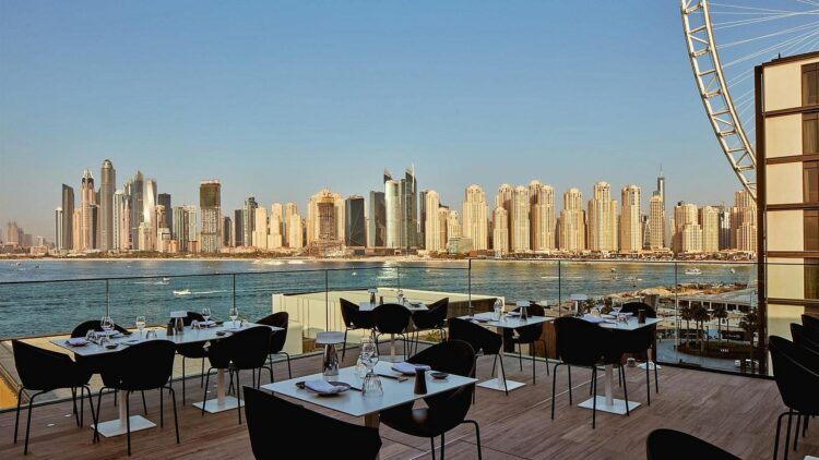 Рестораны на острове Bluewaters в Дубае