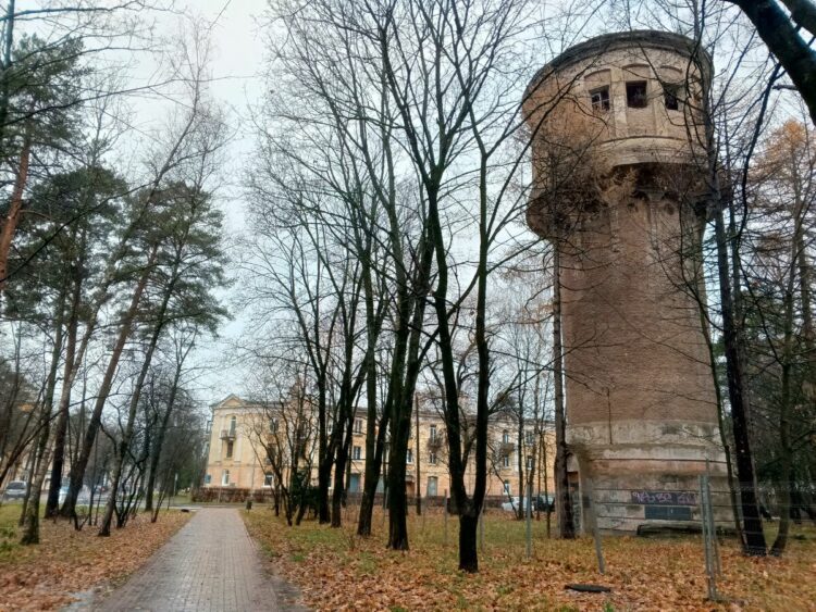 Старая водонапорная башня в Обнинске