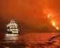 Туристы подожгли лес острова Гидра с яхты