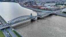 Большеохтинский мост в Санкт-Петербурге