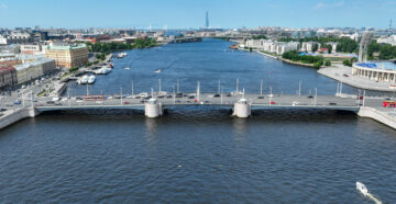 Тучков мост в Санкт-Петербурге