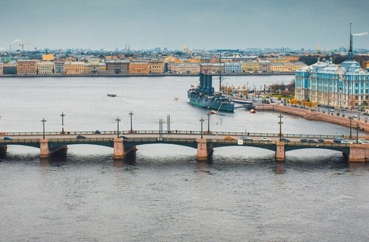 Dbl cdth[e yf Сампсониевский мост в Санкт-Петербурге