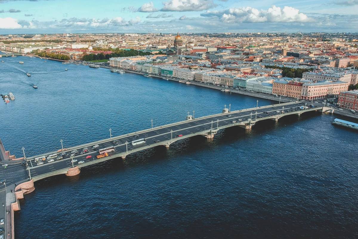 Благовещенский мост в Санкт-Петербурге